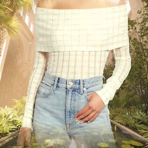 Free People Snowbunny Girlfriend Off the Shoulder Top 🐰